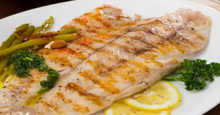 File de Peixe Grelhado com Molho de Limão