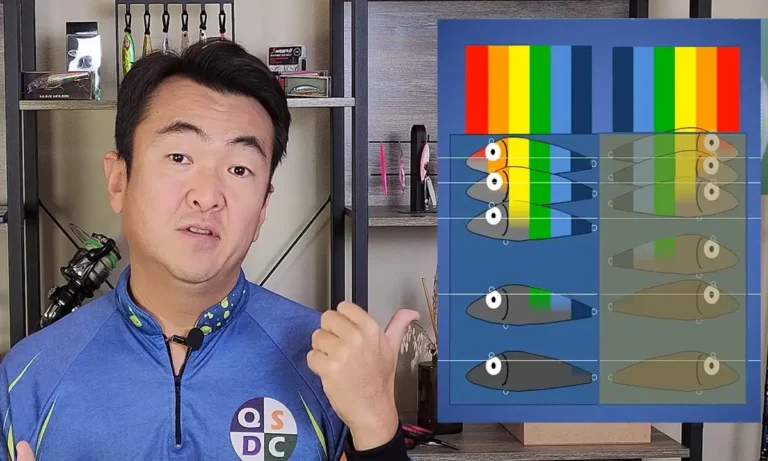 Cor da Isca Artificial no Alto-Mar