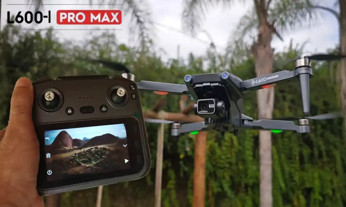 Drone L600 PRO MAX: O Review Definitivo do Drone Barato com GPS, Gimbal de 3 Eixos e Tela no Controle 2 Drone L600 PRO MAX