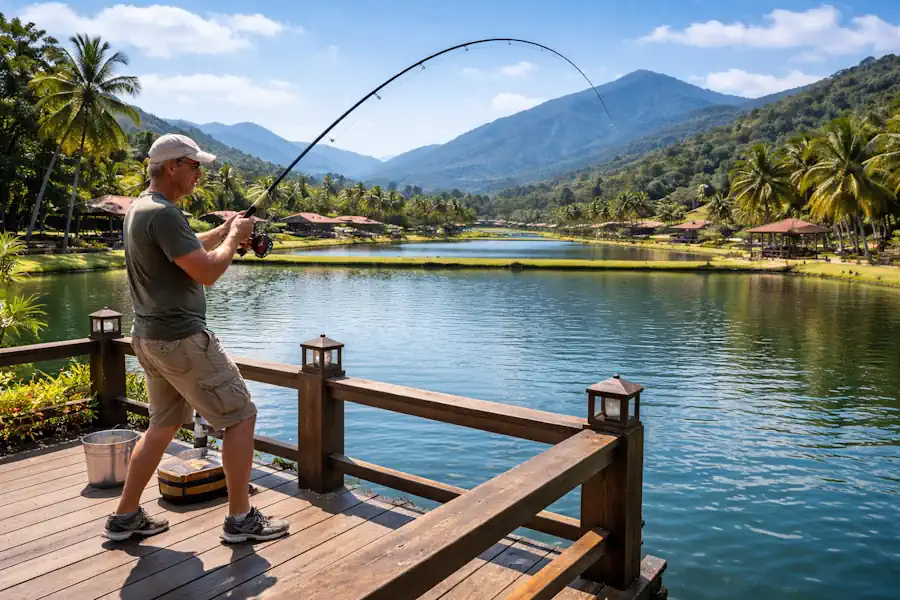 10 Cidades no Brasil com Pesque e Pague Perfeitas para o Fim de Semana 2 Pesca em pesque e pague na cidade de Socorro SP